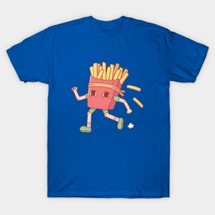 Funny Running Fries T-Shirt